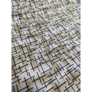 Cotton Fabric with Abstract Line Pattern - 1 Yard 44" wide Quilting Sewing